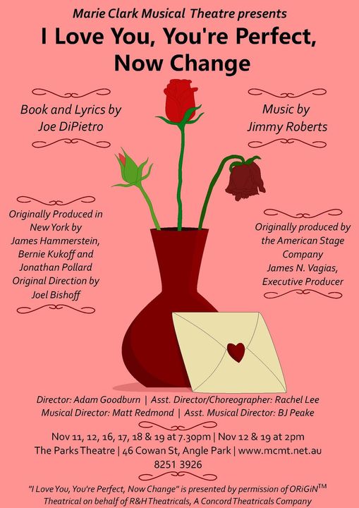I LOVE YOU, YOU’RE PERFECT, NOW CHANGE is truly a must-see! – See ‘ROSE CAST’ performance dates for Greg and Trish!